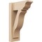 Ekena Millwork 6-in W x 12-in D x 20-in H Funston Trad Rough Cedar Woodgrain TimberThane Outlooker, Primed Tan OUTUR060X12X20FST04RCPR - alternate 1